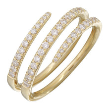 Load image into Gallery viewer, Swirl Diamond Pave Ring
