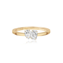 Load image into Gallery viewer, Two-Diamonds Gold Ring

