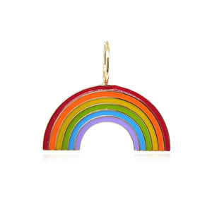 Large Enamel Rainbow Charm