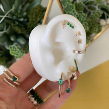Load image into Gallery viewer, Mini Pave Lightning Bolt Stud
