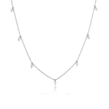 Load image into Gallery viewer, Seven Dangling Diamonds Necklace
