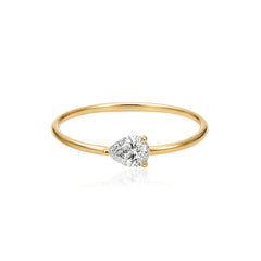 Petite Solitaire Diamond Ring
