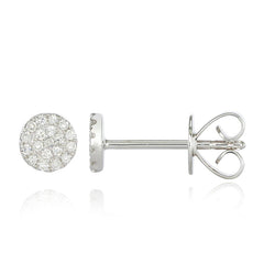 Small Circle Pave Studs