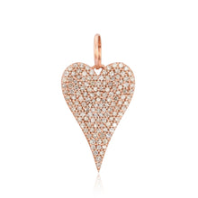 Load image into Gallery viewer, Jumbo Pave Heart Charm
