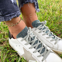 Load image into Gallery viewer, Dangling Bezels Anklet
