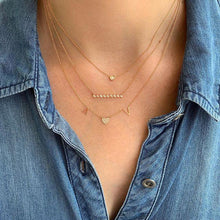 Load image into Gallery viewer, Tilted Baguette Bar Necklace
