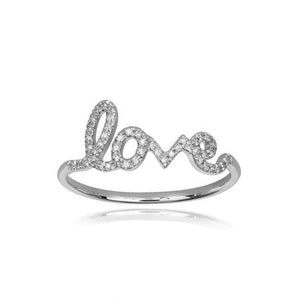 Love Pave Ring