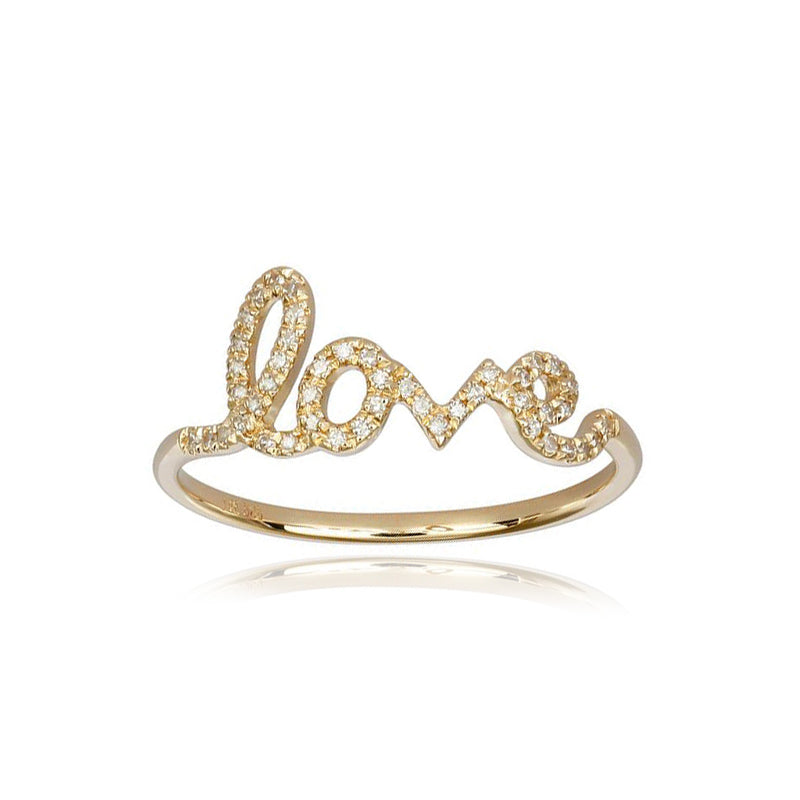 Love Pave Ring