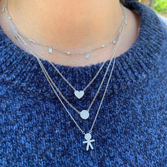 Boy Pave Necklace