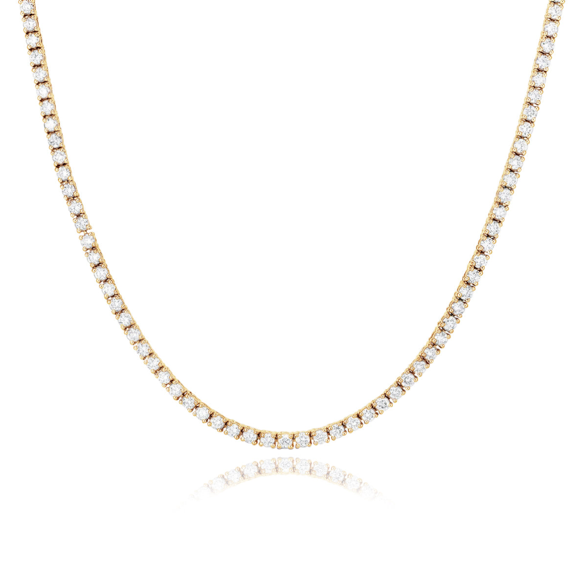 Classic Diamond Tennis Necklace
