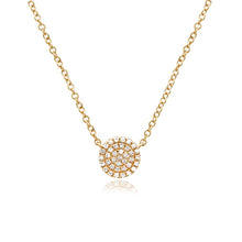 Load image into Gallery viewer, Diamond Disc Necklace
