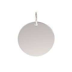 Personalized Gold Disc Charm