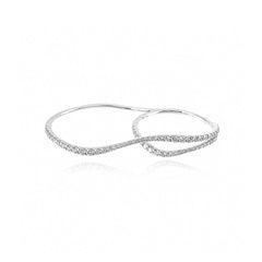 Double Wave Two Finger Ring
