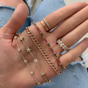 Multi Star Tennis Bracelet
