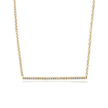 Load image into Gallery viewer, Diamond Bar Necklace
