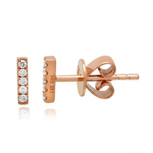 Load image into Gallery viewer, Mini Diamond Bar Stud
