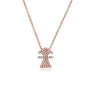 Girl Pave Necklace