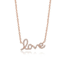 Load image into Gallery viewer, Script Love Necklace
