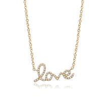 Load image into Gallery viewer, Script Love Necklace
