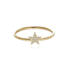 Load image into Gallery viewer, Mini Star Pave Ring
