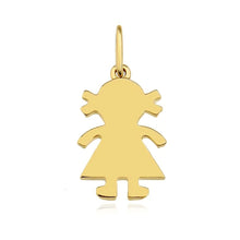 Load image into Gallery viewer, Gold Girl Charm

