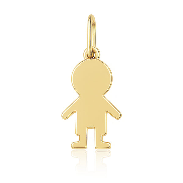 Gold Boy Charm