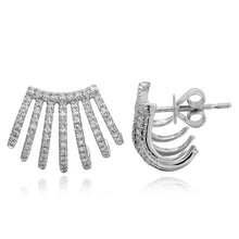 Load image into Gallery viewer, Seven Pave Wrap Earrings
