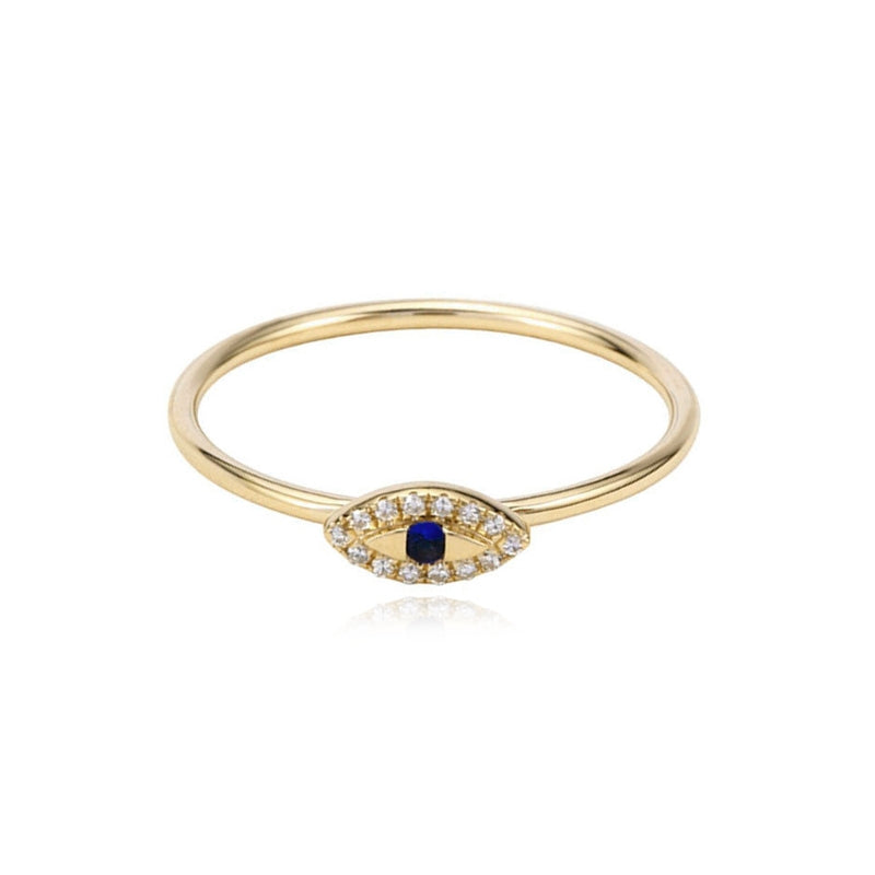 Tiny Evil Eye Ring