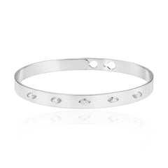 Clip On Diamond Bangle
