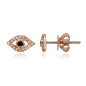 Mini Cutout Evil Eye Stud