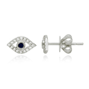 Mini Cutout Evil Eye Stud