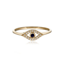 Load image into Gallery viewer, Mini Cutout Evil Eye Ring
