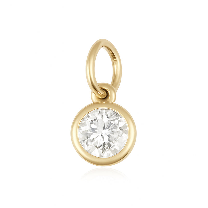 Diamond Bezel Charm
