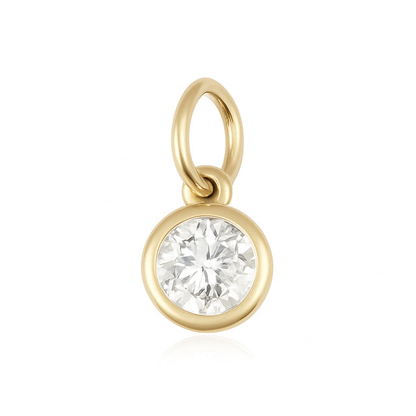 Diamond Bezel Charm