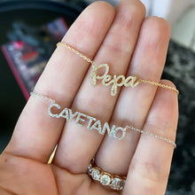 Load image into Gallery viewer, Diamond Name Necklace
