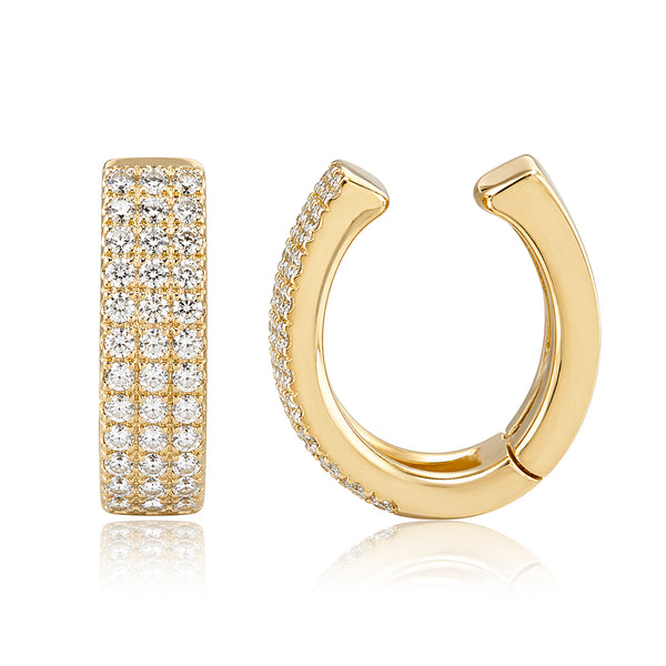 Thick Diamond Cuff