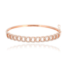Load image into Gallery viewer, Pave Cuban Bangle
