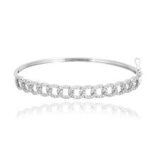 Load image into Gallery viewer, Pave Cuban Bangle
