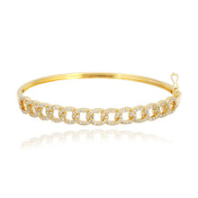 Load image into Gallery viewer, Pave Cuban Bangle
