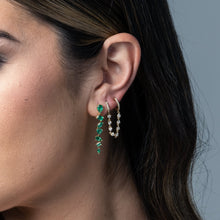 Load image into Gallery viewer, Drop Down Multi Shape Gemstone Earrings
