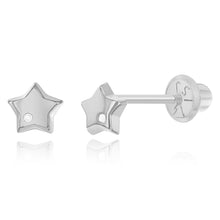 Load image into Gallery viewer, Baby Gold Star Diamond Earring
