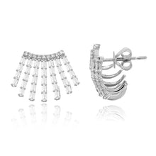 Load image into Gallery viewer, Seven Baguette Wrap Earrings
