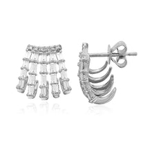Load image into Gallery viewer, Five Baguette Wrap Earrings
