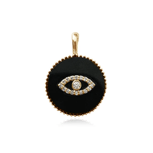 Load image into Gallery viewer, Black Onyx Pave Charm
