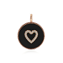 Load image into Gallery viewer, Black Onyx Pave Charm
