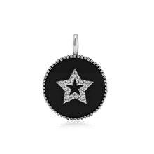 Load image into Gallery viewer, Black Onyx Pave Charm
