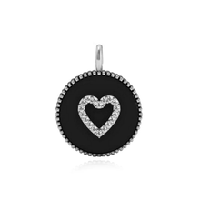 Load image into Gallery viewer, Black Onyx Pave Charm
