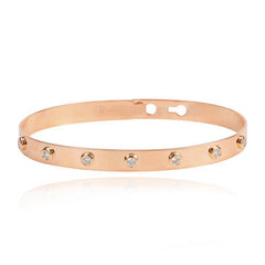 Clip On Round Diamond Bangle