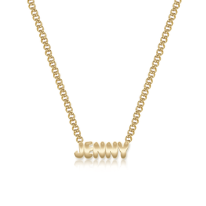 Gold Name Cuban Necklace