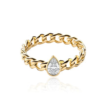 Load image into Gallery viewer, Cuban Bezel Diamond Ring
